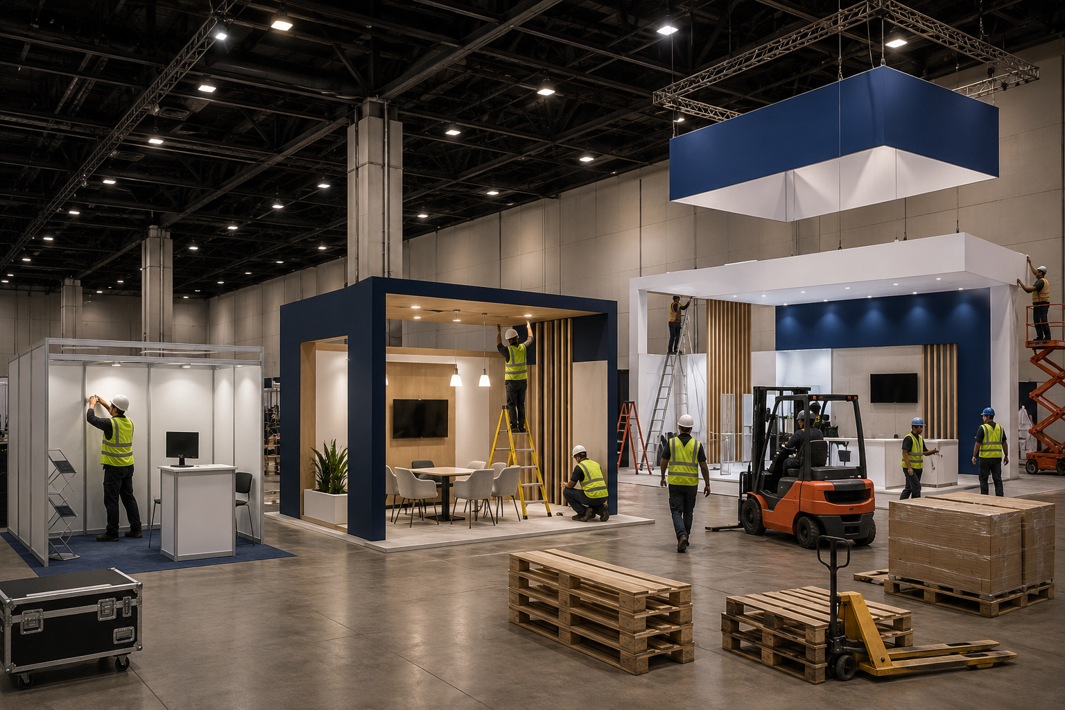trade show booth installation and dismantling variables by city and booth type